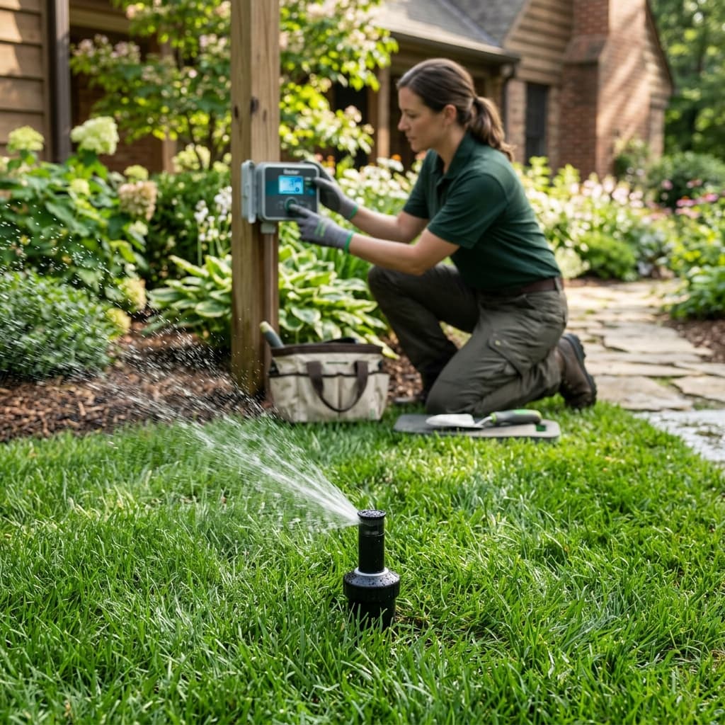 Installazione di un impianto di irrigazione automatizzato